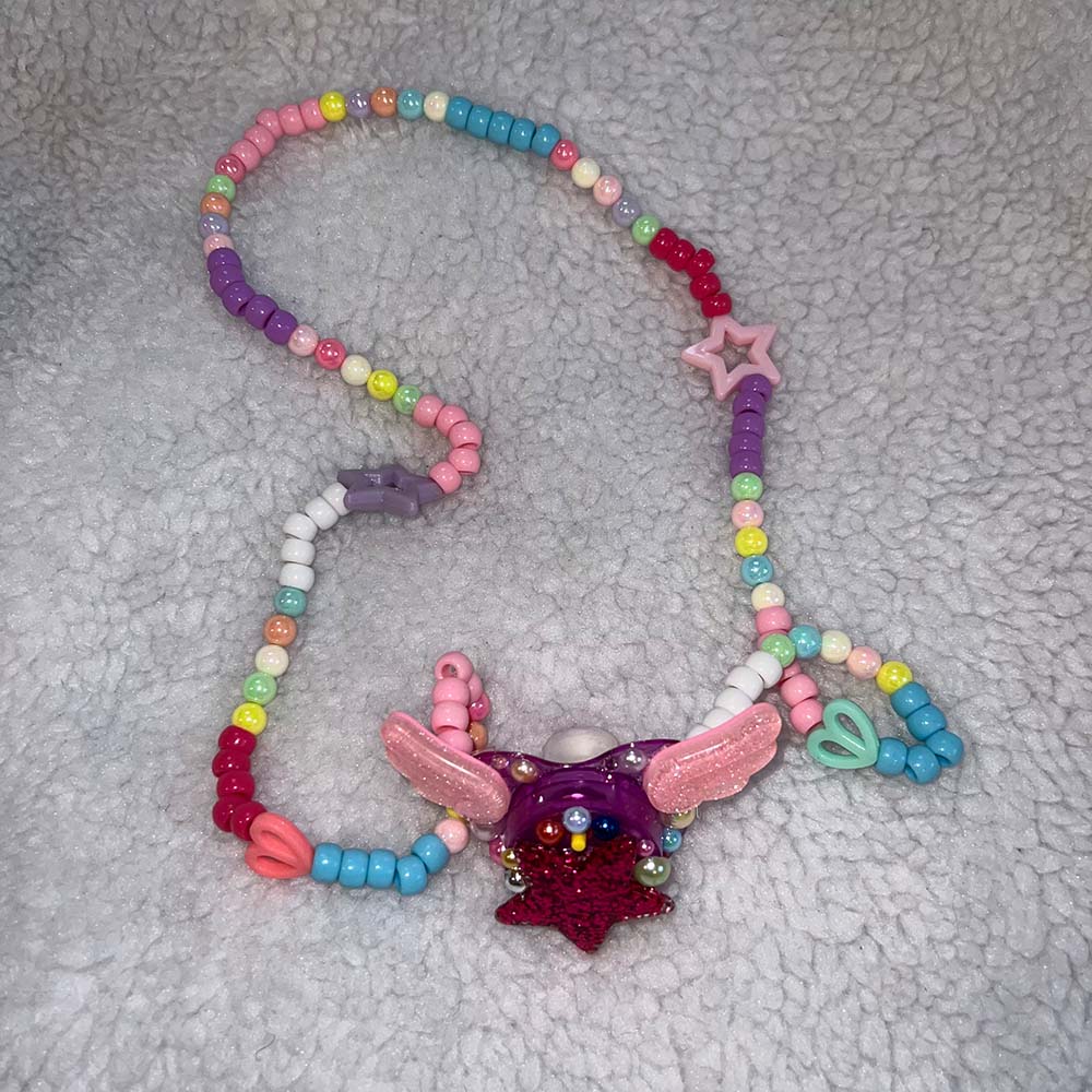 LED Cartoon Pacifier Kandi Necklace Toy - Lil Wild Pets