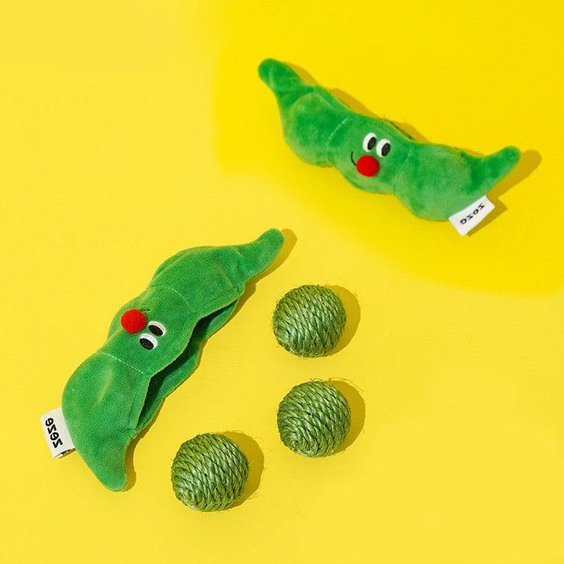 Three Beans in a Pea Pod Interactive Cat Chaser Toys with Sound - Lil Wild Pets