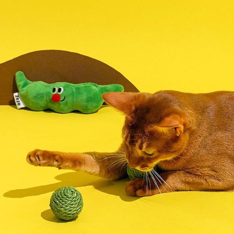 Three Beans in a Pea Pod Interactive Cat Chaser Toys with Sound - Lil Wild Pets