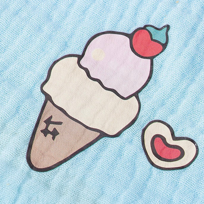 Blue Summer Ice Cream Tank Top for Cats and Dogs - Lil Wild Pets
