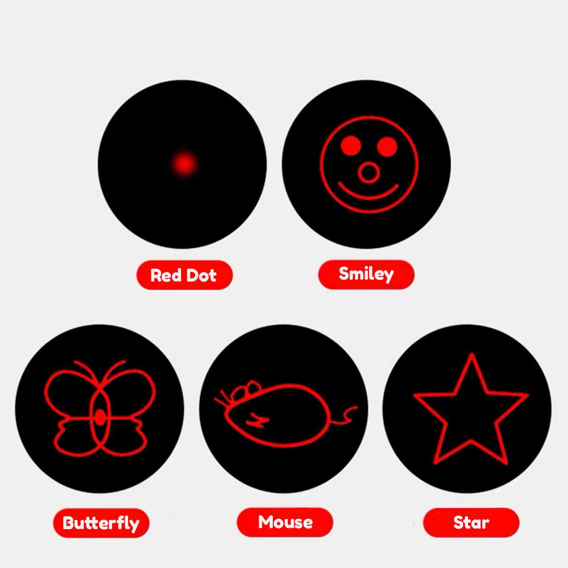 Automatic Cat Laser Pointer Toy USB Rechargeable with 5 Patterns - Lil Wild Pets