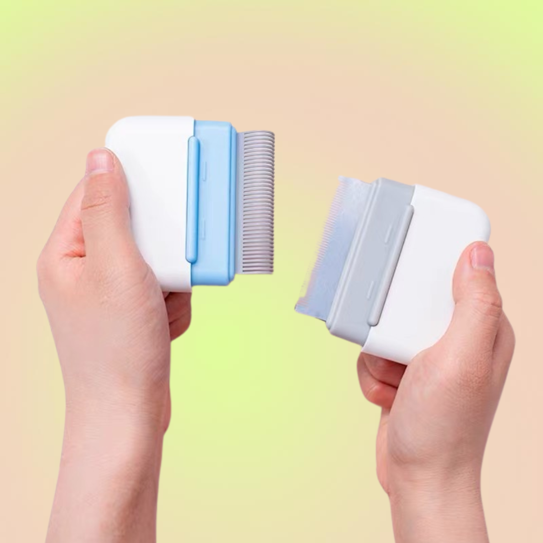 Pocket-Sized Pet Dematting & Tear Stain Grooming Comb