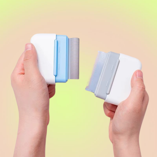 Pocket-Sized Pet Dematting & Tear Stain Grooming Comb
