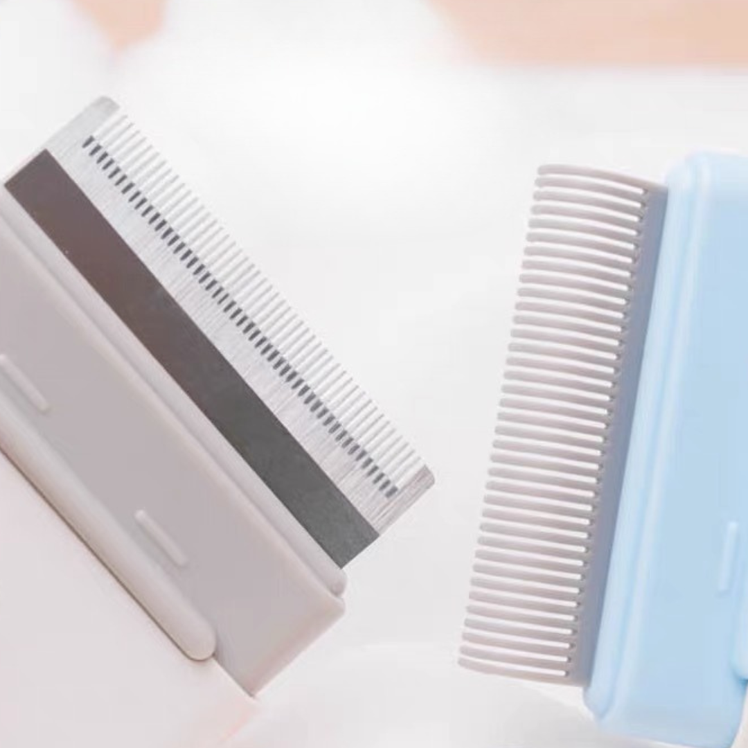 Pocket-Sized Pet Dematting & Tear Stain Grooming Comb