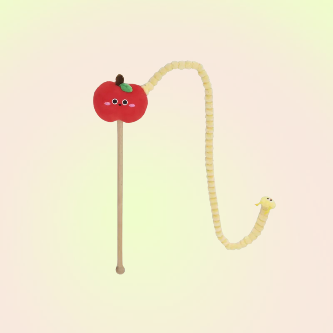 Apple Teaser Toy with for Cats - Lil Wild Pets