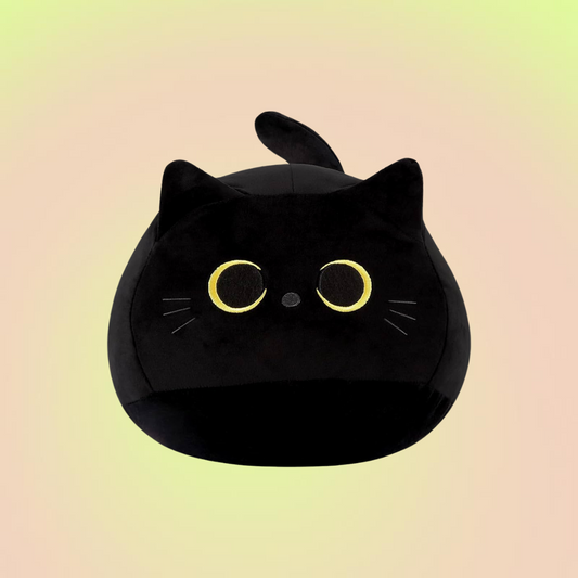 Black Cat Plush Toy - 4in