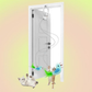 Rechargeable Interactive Flying Bird Cat Toy – Hanging Feather Wand for Indoor Cats - Lil Wild Pets