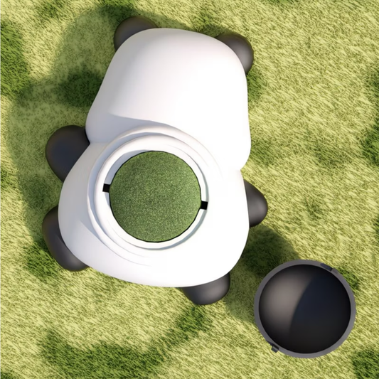 Panda Catnip Ball Wall-Mounted Lickable Cat Toy
