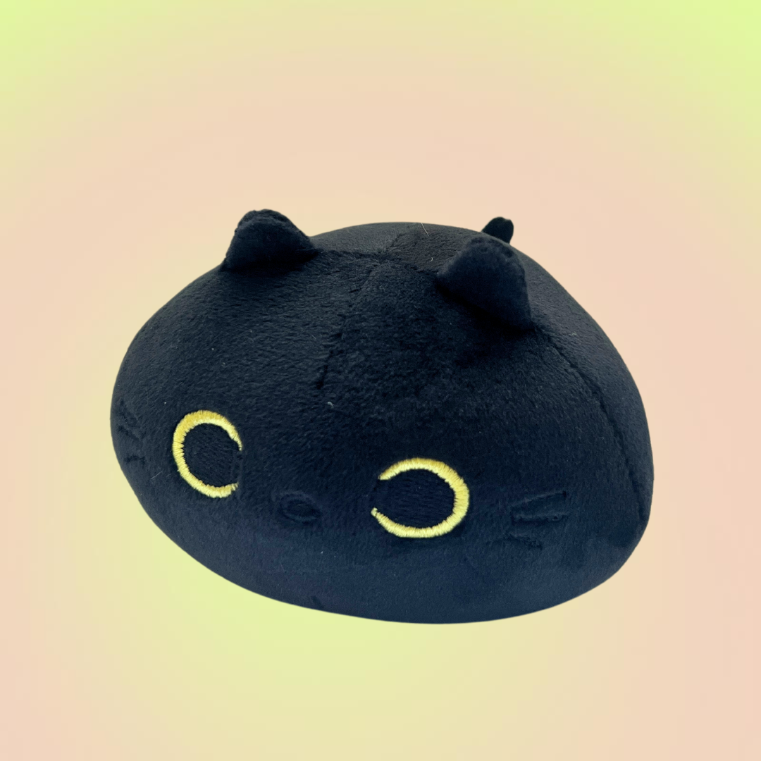 Black Cat Plush Toy - 4in