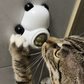 Panda Catnip Ball Wall-Mounted Lickable Cat Toy