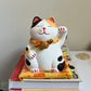 Ceramic Maneki Neko Lucky Cat - 5.5in