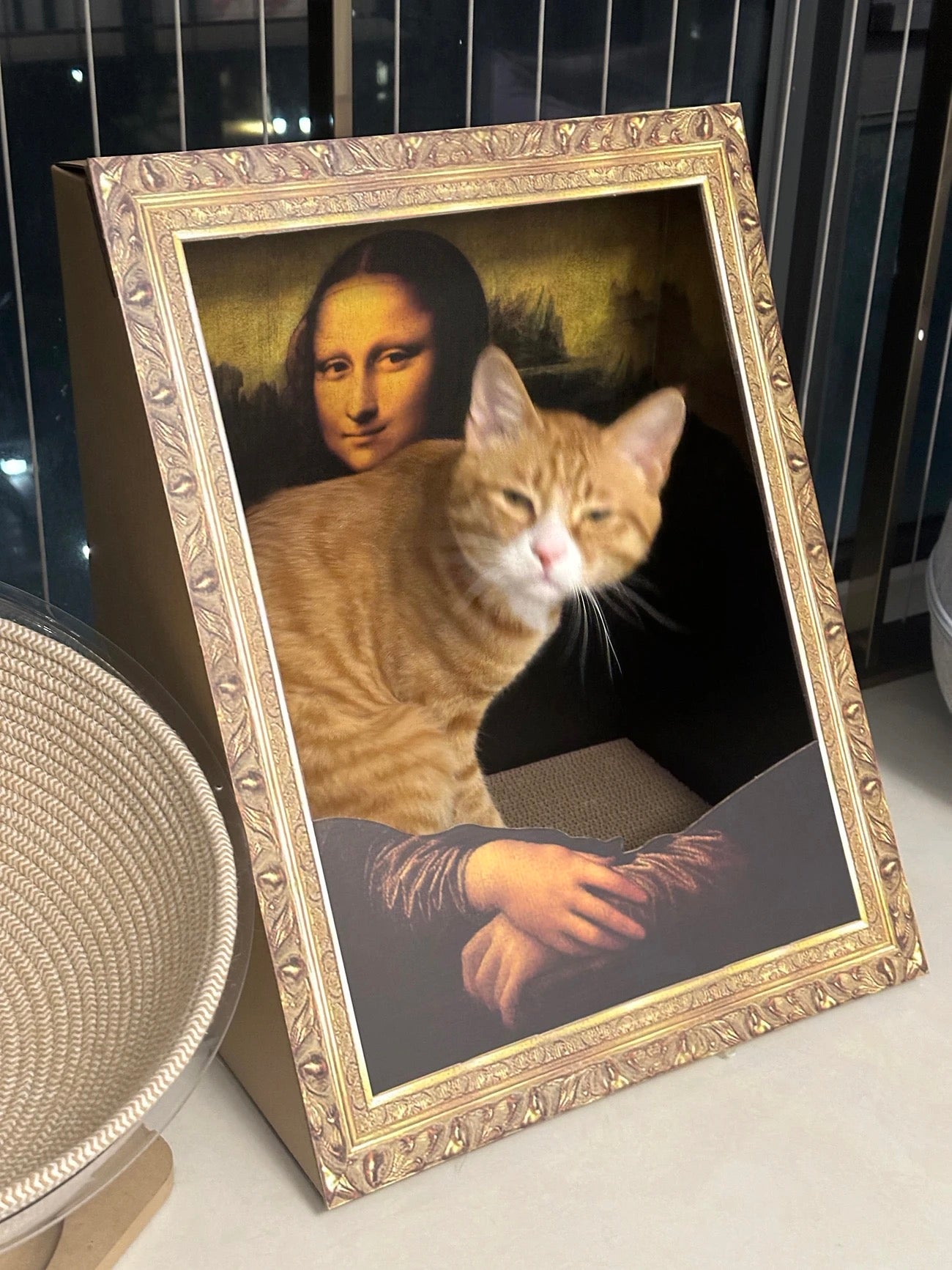 The Mona Lisa Oil Painting Cat Scratcher - Lil Wild Pets