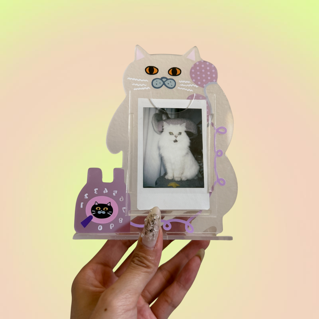 Cat Lover Must Have Polaroid Photo Frame