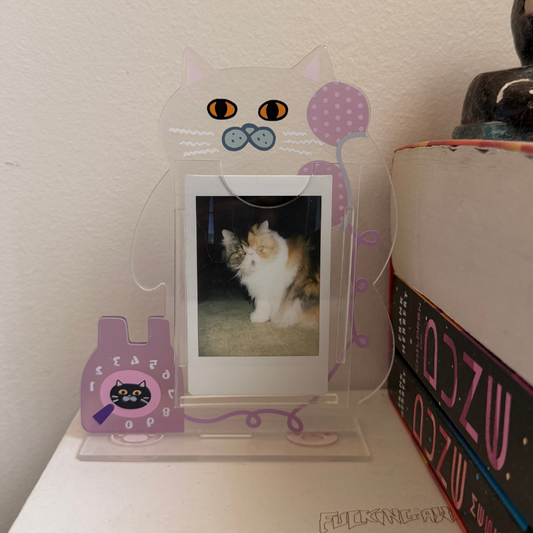 Cat Lover Must Have Polaroid Photo Frame