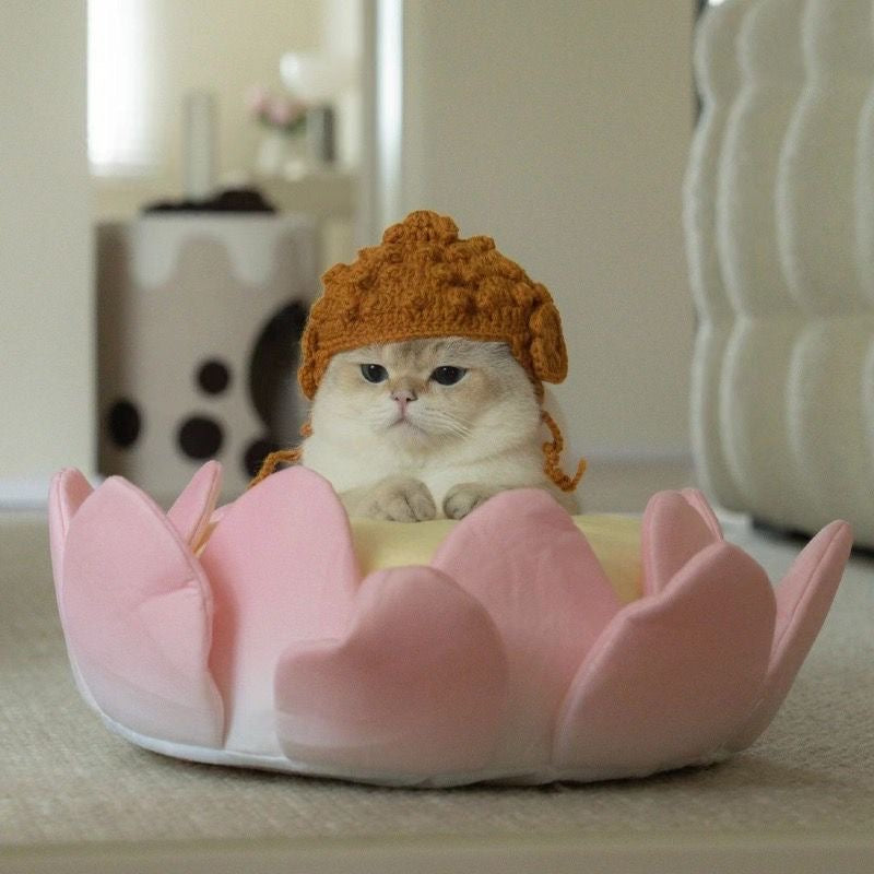 Halloween Handmade Knit Budda Hat for Cats and Dogs