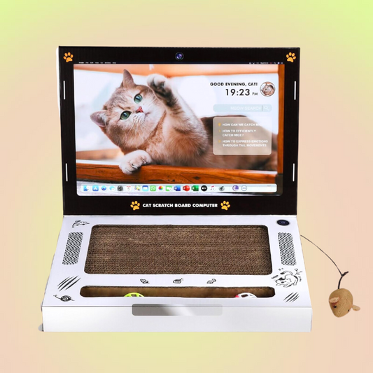 Cat Laptop Cardboard Scratcher