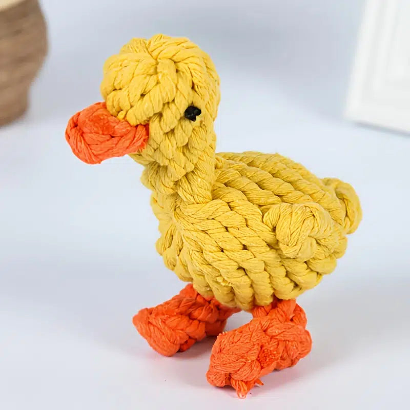 Chew Rope Dog Toy - Duck - Lil Wild Pets