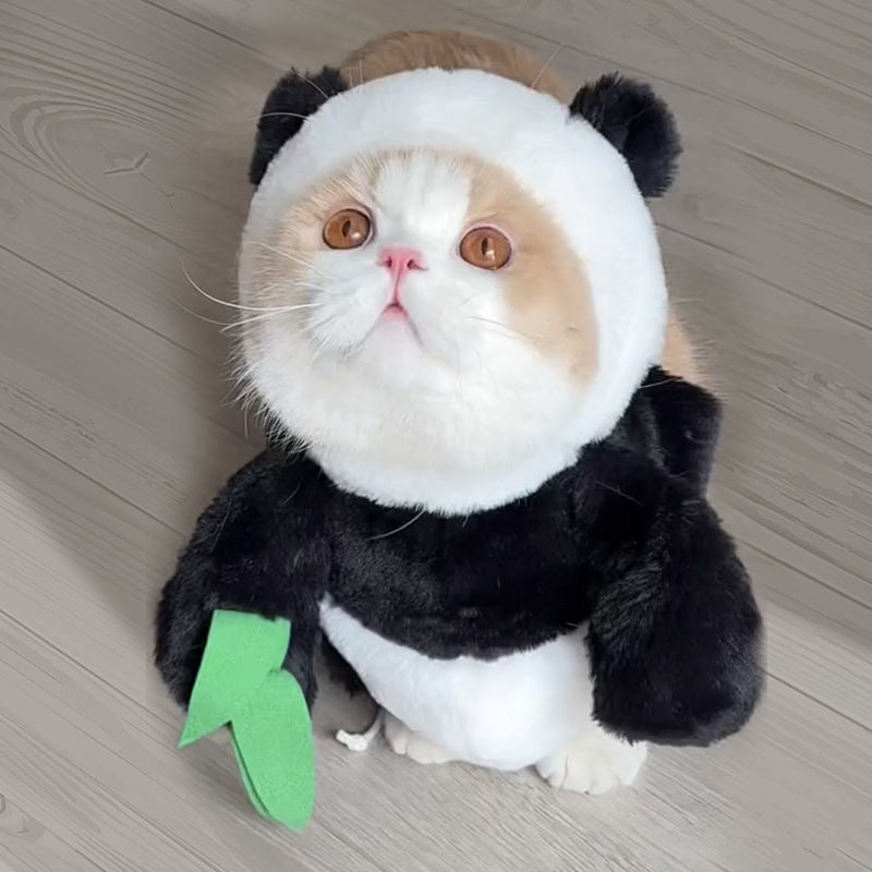 Panda with Bamboo Pet Halloween Costume for Cats and Dogs - Lil Wild Pets