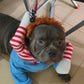 Halloween Wanna Play Deadly Doll Cosplay Pet Costume for Cats and Dogs - Lil Wild Pets