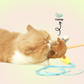 Capybara Catnip Plush Teaser Wand Cat Toy with Strings