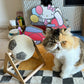 Cat Scratching Soccer Exercise Ball with Stable Stand