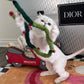 Fuzzy Christmas Tree Cat Teaser Wand Toy - Lil Wild Pets