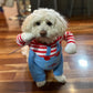 Halloween Wanna Play Deadly Doll Cosplay Pet Costume for Cats and Dogs - Lil Wild Pets