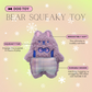 Fleecy Bear Squeaky Plush Dog Toy - Lil Wild Pets