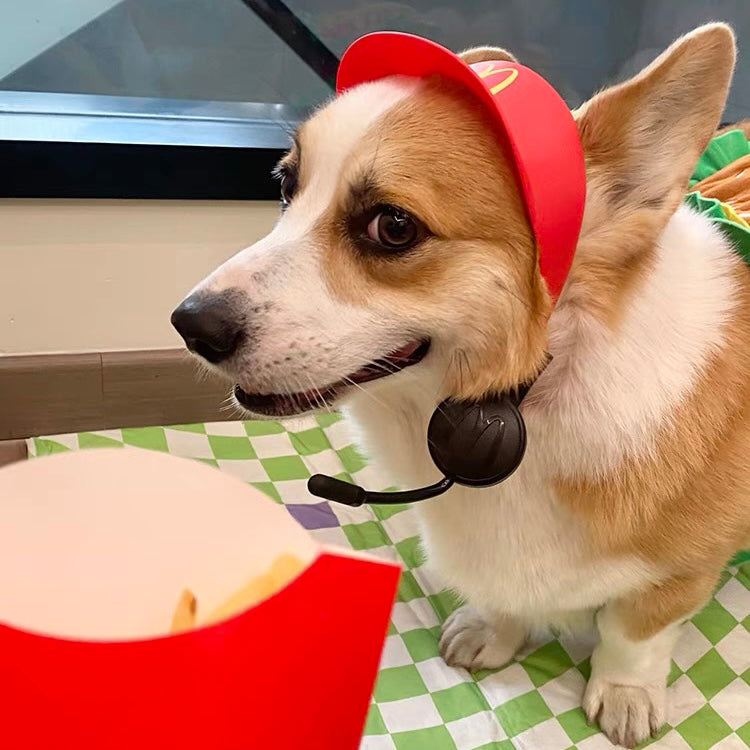 McDonald's Happy Meal Hat for Cats and Dogs