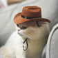 Halloween Cowboy Hat for Cats & Small Dogs