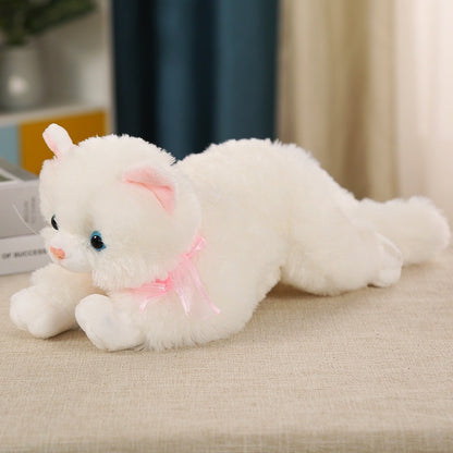 Cuddle Fluffy Cat Plush Toy with Meow Meow Sound - Lil Wild Pets