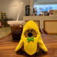 Banana Hat for Kittens & Plush Keychain Toy