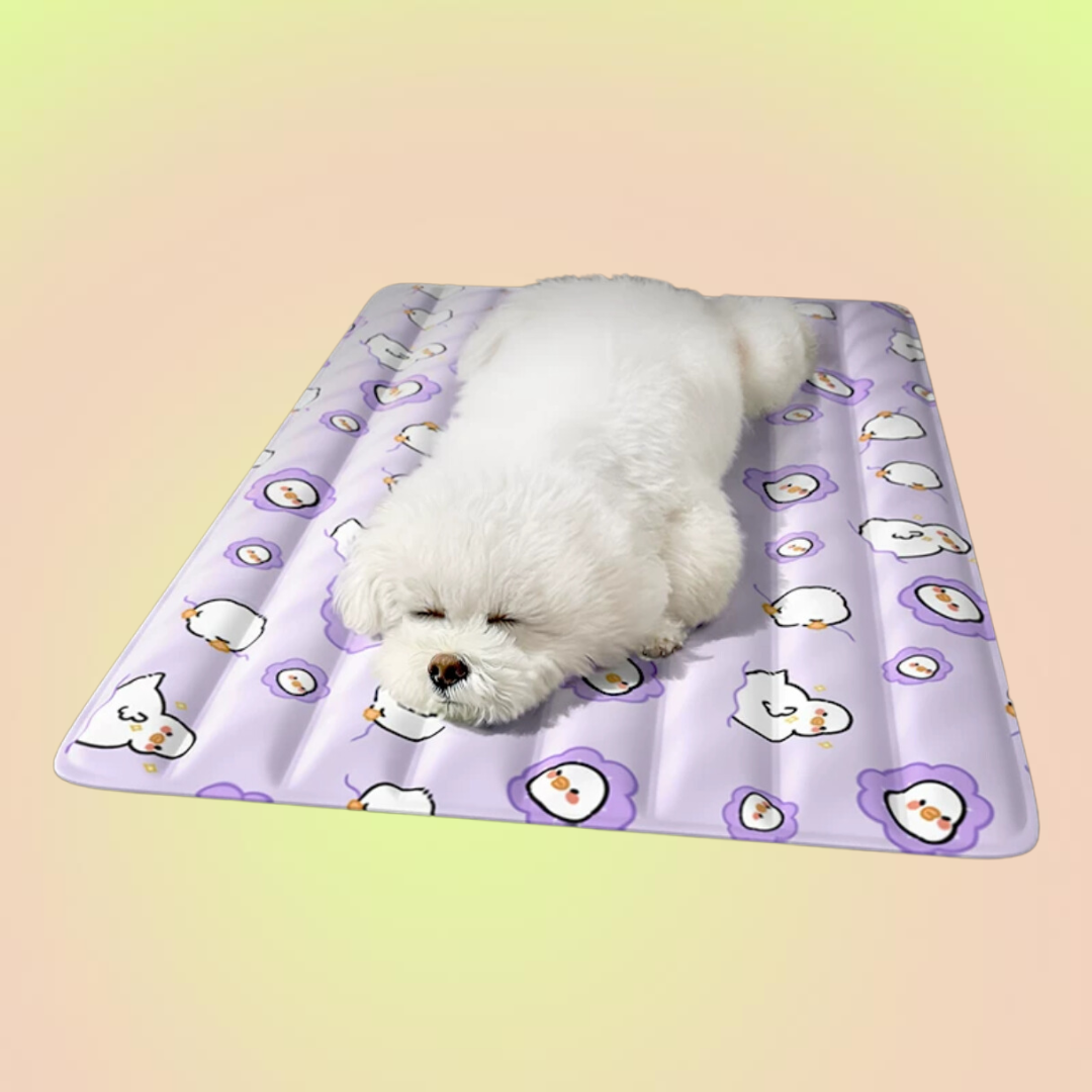 Pet Summer Ice Silk Cooling Mat Sleeping Pad for Cats and Dogs - Rectangle