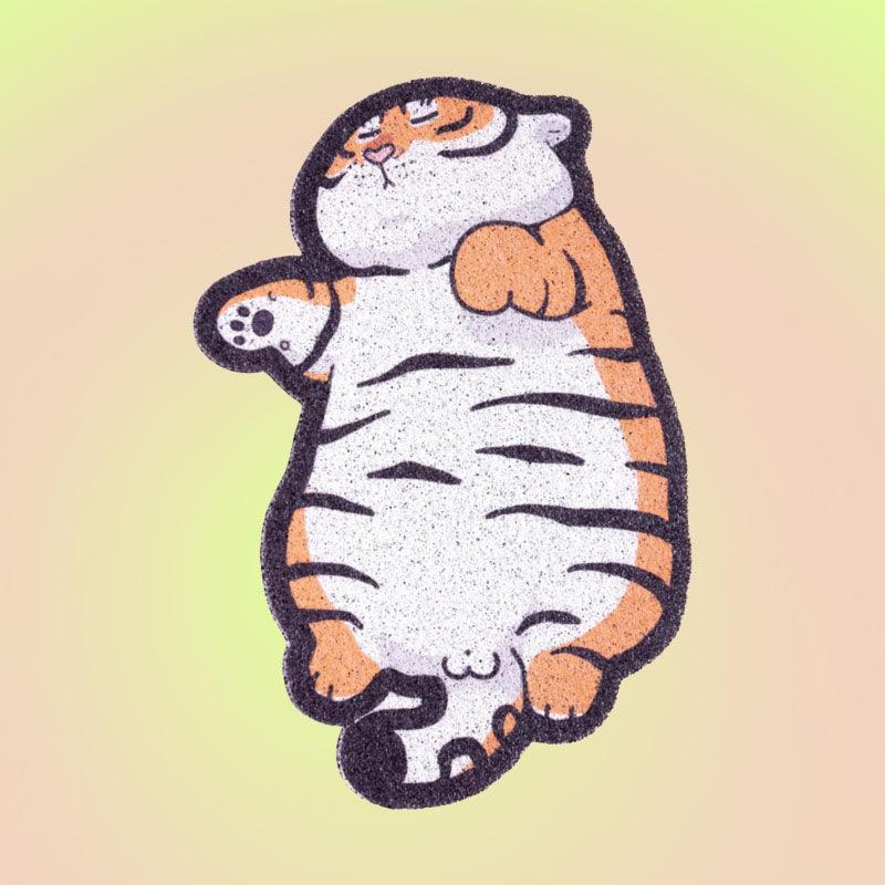 Good Night Tiger Water Resistant & Nonslip Cat Litter Box Mat - Lil Wild Pets