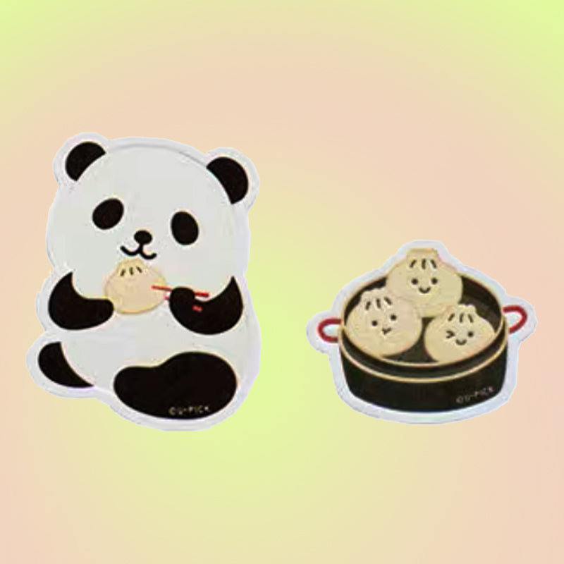 Animal Fridge Magnet - Kitty & Panda & Bunny (Set of 2) - Lil Wild Pets