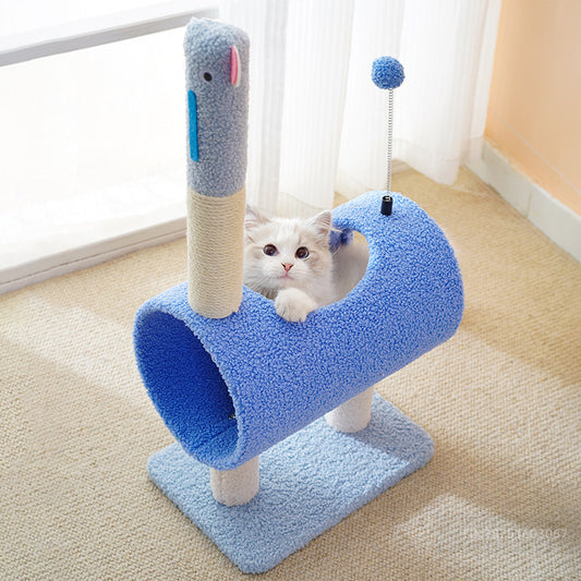 Elephant Cat Tree Scratching Post with Interactive Toy - Lil Wild Pets