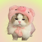 Pet Adjustable Hat for Cats and Dogs - Pig - Lil Wild Pets