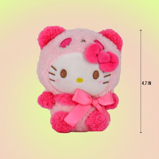 Hello Kitty with Pink Panda Hat Plush Toy - Lil Wild Pets