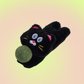 black cat catnip ball cuddle toy - Lil Wild Pets