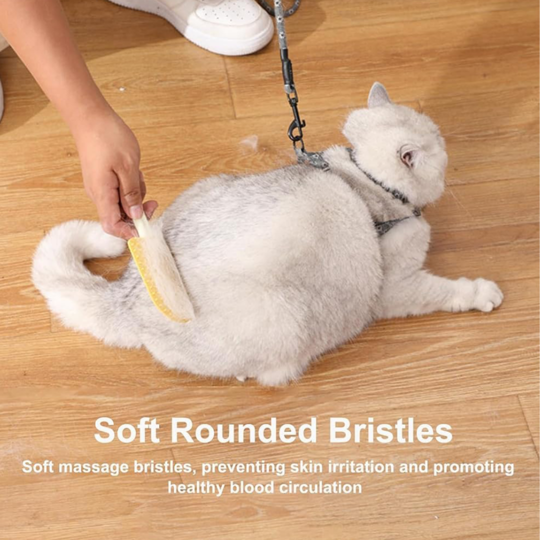 2-in-1 Ice Cream Tongue Dual-Sided Silicone Pet Hair Brush & Remover - Lil Wild Pets