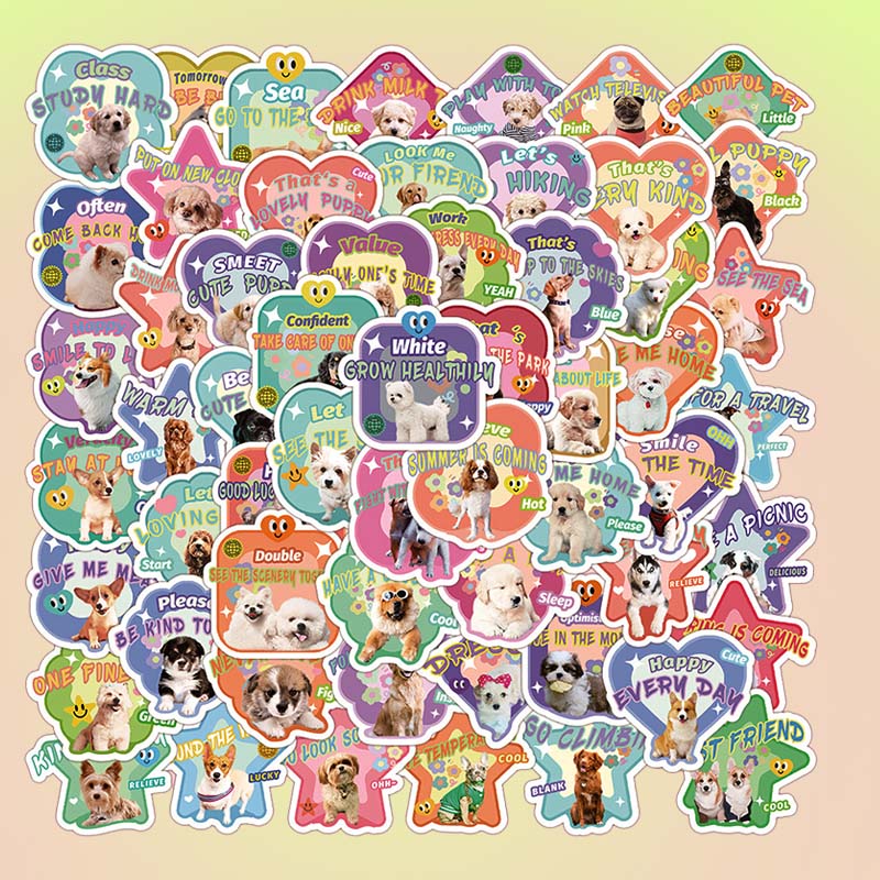 Dog Days of Summer Stickers Pack - 30pcs - Lil Wild Pets
