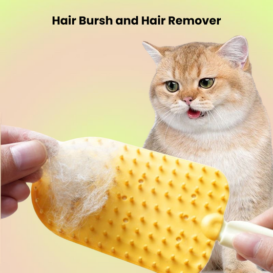 2-in-1 Ice Cream Tongue Dual-Sided Silicone Pet Hair Brush & Remover