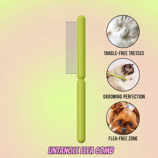 Multifunctional Pet Grooming Flea Comb and Tear Stain Removal for Cats and Dogs - Lil Wild Pets