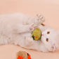 Catnip Mouse Plush Toy with Silvervine Stick with for Cats - Lil Wild Pets