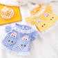 Checkered Princess Dress for Cats and Dogs - Lil Wild Pets