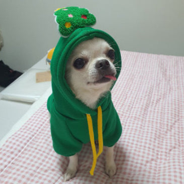 Clothing & Costumes -Christmas Hoodie for Cats and Dogs - Lil Wild Pets