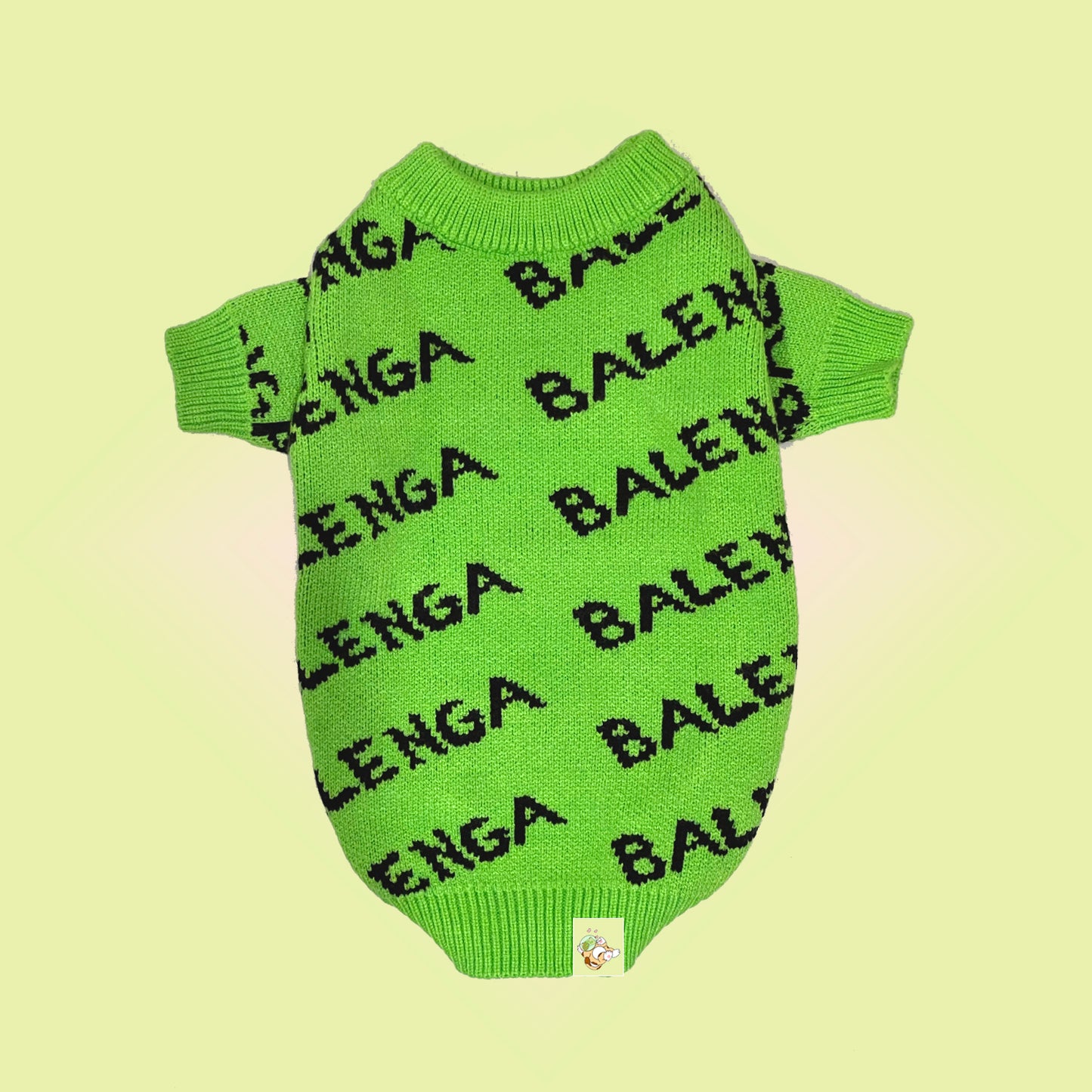 Fashion Icon Neon Green Sweater for Cats and Dogs - Lil Wild Pets