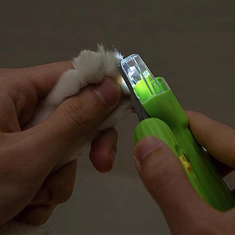 LED Pet Nail Clipper Claw Trimmer - Cactus - Lil Wild Pets