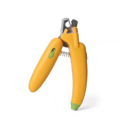LED Pet Nail Clipper Claw Trimmer - Banana - Lil Wild Pets