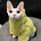 Kaws Cozy Fleece Hoodie for Sphynx and Devon Rex Cats - Lil Wild Pets